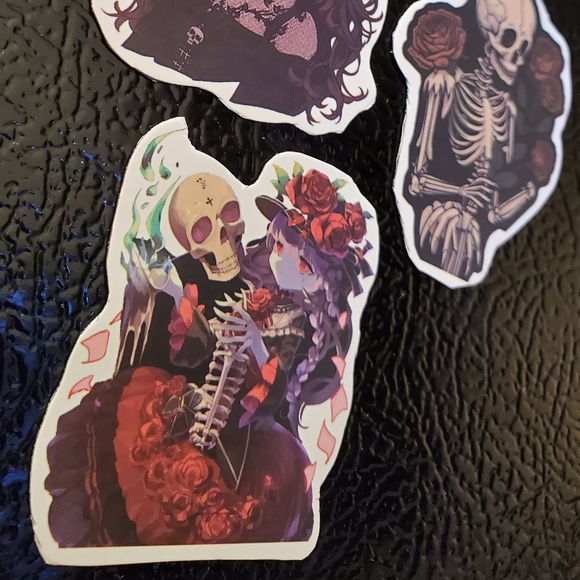 Goth Anime Girl Magnets Custom Handmade Toolbox Accessories - Picture 4 of 6